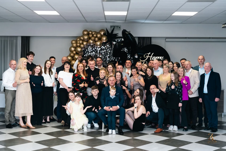 Wspólne zdjęcie grupowe z 50. urodzin Jacka