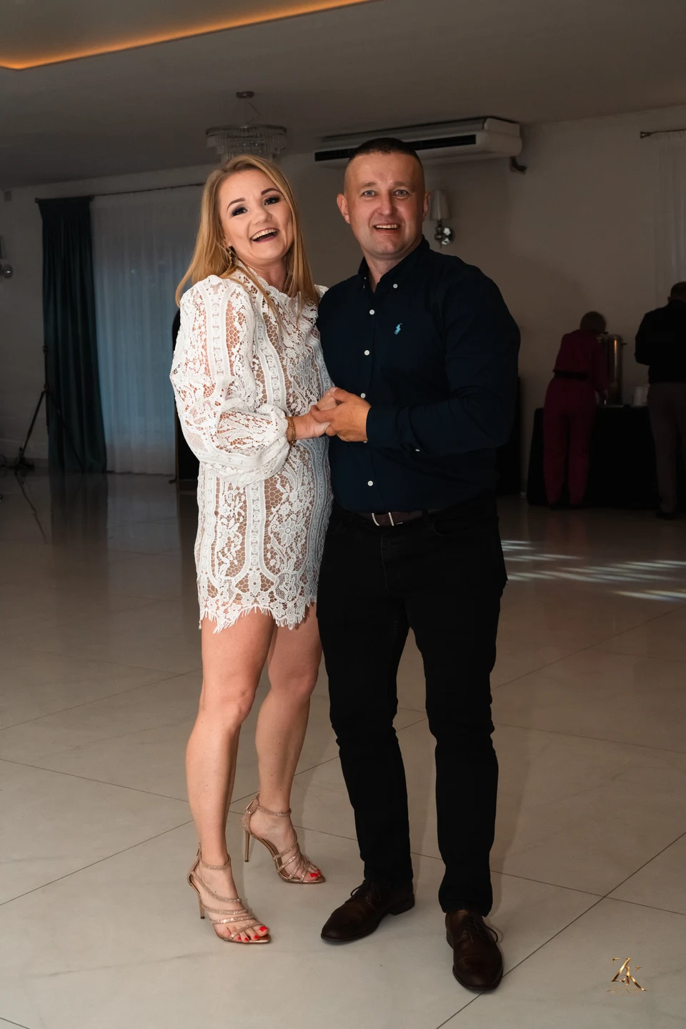 Portret pary podczas wieczoru — Urodziny Oliwiera